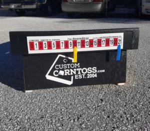 Custom Corntoss cornhole score strip scoreboard