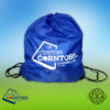 Custom Corntoss blue tote bag
