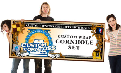Custom Wrap Cornhole Set Gift Certificate